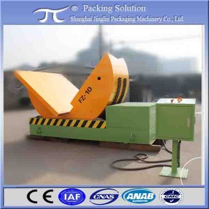 Motor drive steel coil tilter  for steel belts