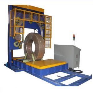 Steel wire coil wrapping machine GD800