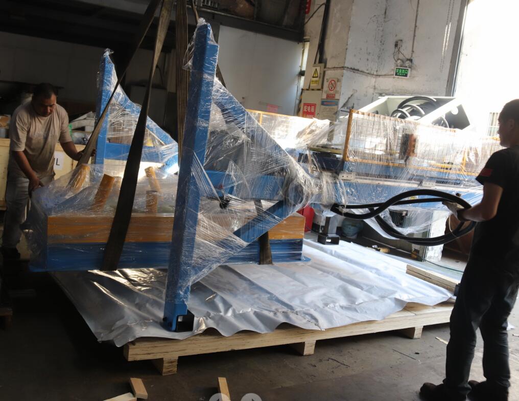 coil wrapping machine packaging for delivery