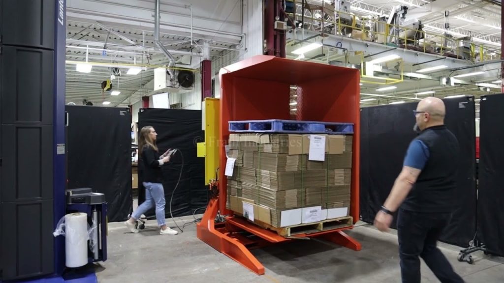 “Revolutionizing Pallet Handling: A Demonstration of Payne Brothers Ltd’s Innovative Inverter Technology”