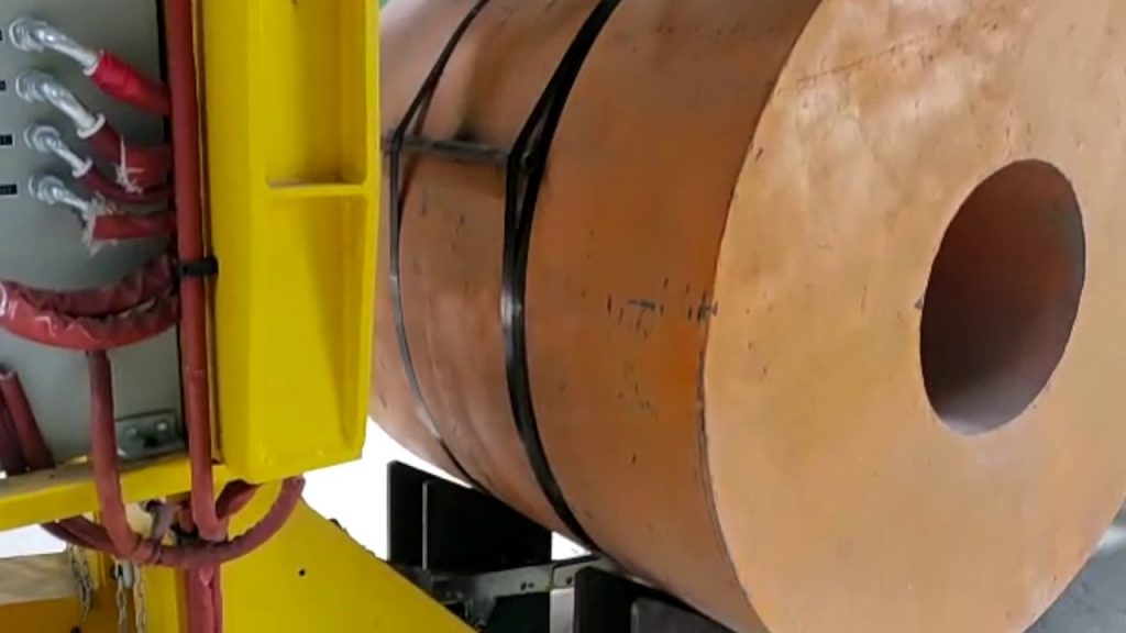 A Strapping Machine for Hot Rolled Steel Coils – Portable A Strapping Machine for Hot Rolled Steel Coils – Portable