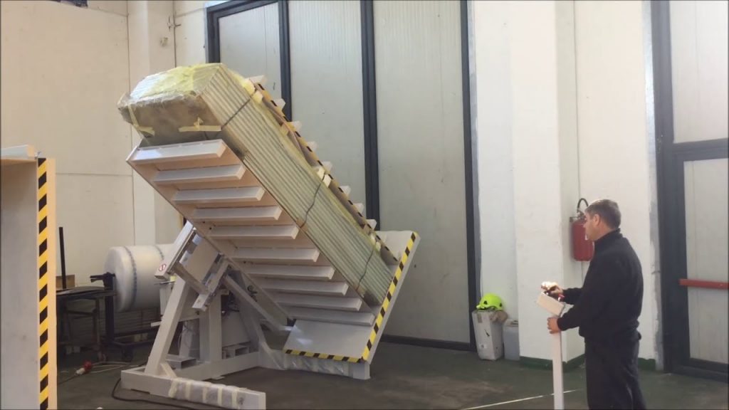 “Effortlessly Rotate Pallets with the Toppy Inverter for Doors”
