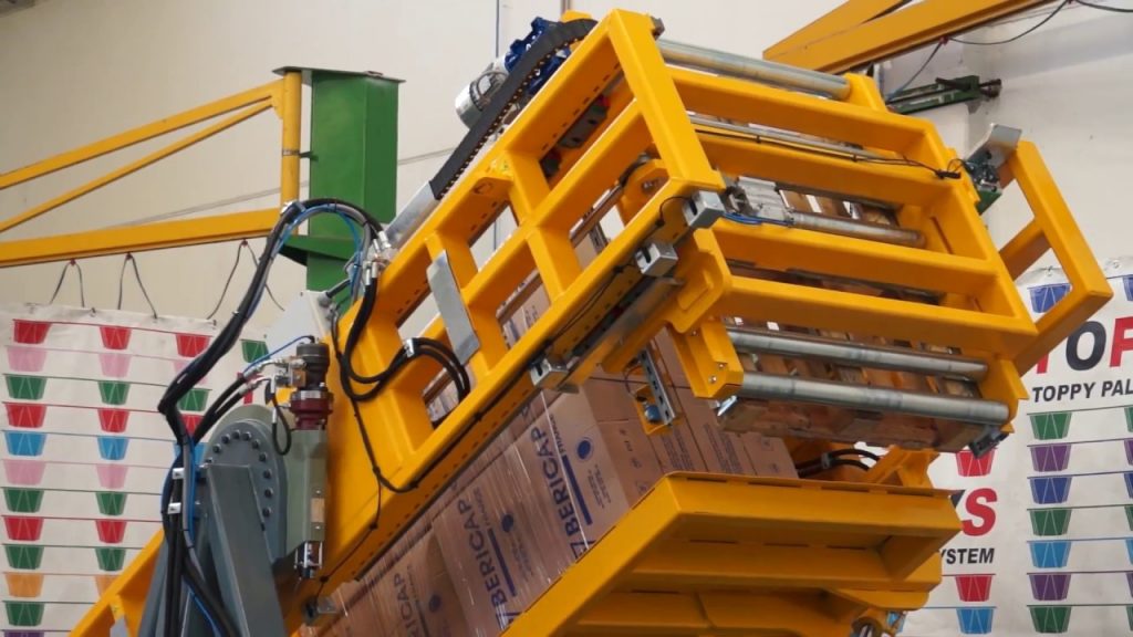 “Revolutionize Your Warehouse Operations with the Toppy QSHAPE Pallet Inverter for Boxes”