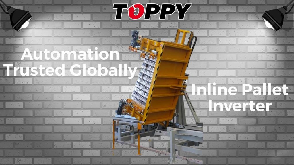 Efficiently Rotate Bottles with the Inline Pallet Inverter