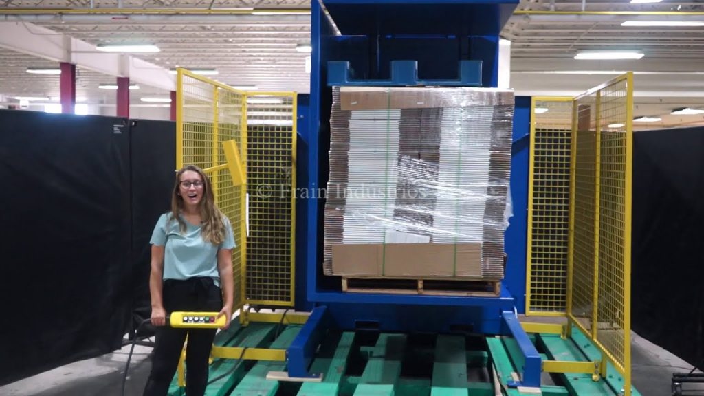 “Revolutionizing Pallet Handling with SC75P: An Impressive Demonstration” “Revolutionizing Pallet Handling with SC75P: An Impressive Demonstration”