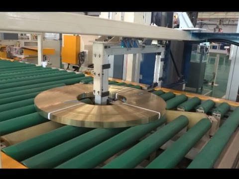 Title: Coil Strapping Machine for Automated Packing Lines Title: Coil Strapping Machine for Automated Packing Lines