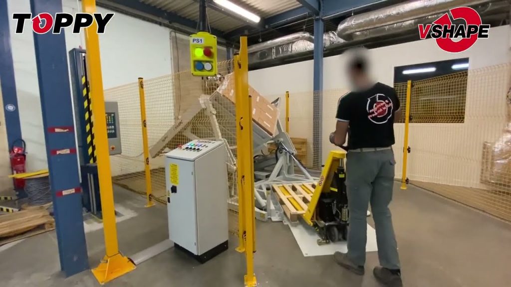 “Efficiently Rotate Pallets with the V-Shaped Inverter” “Efficiently Rotate Pallets with the V-Shaped Inverter”