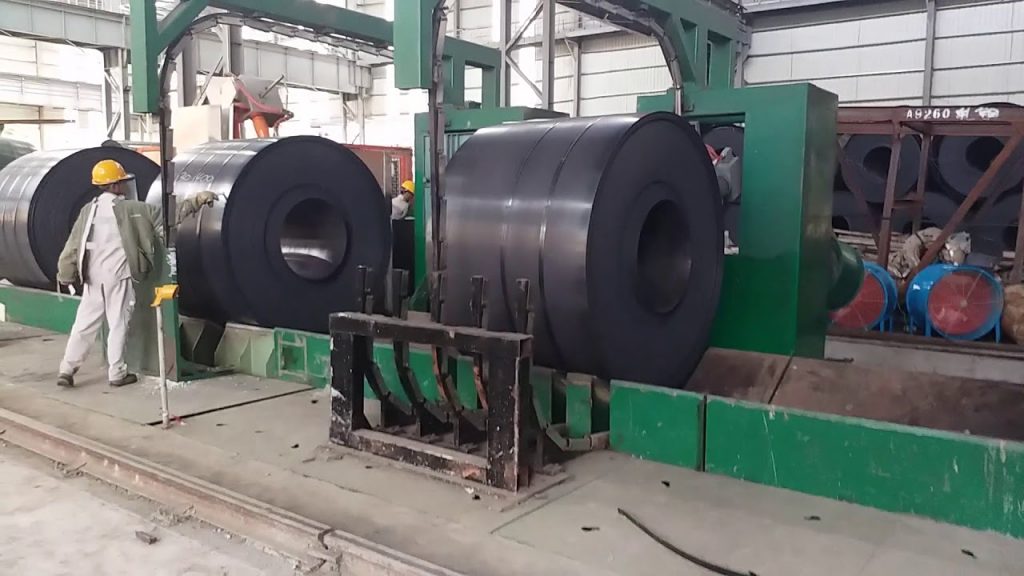 Reword: Circuit strapping for hot rolled steel coil automation.