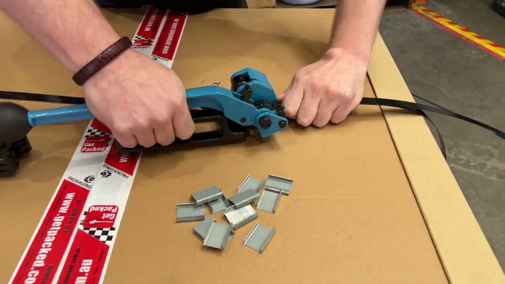 Using Strips of Steel for Strapping Purposes Using Strips of Steel for Strapping Purposes