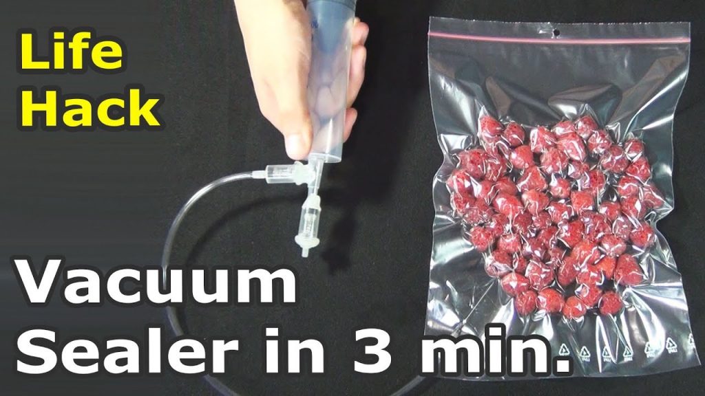 Maximizing Food Freshness: Easy DIY Vacuum Sealer in Just 3 Minutes! Maximizing Food Freshness: Easy DIY Vacuum Sealer in Just 3 Minutes!