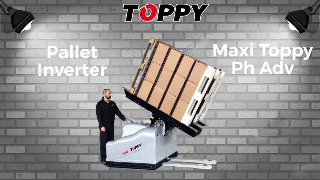 “Efficiently Remove Freezer Spacers with TOPPY MAXI PH ADV Pallet Inverter” “Efficiently Remove Freezer Spacers with TOPPY MAXI PH ADV Pallet Inverter”
