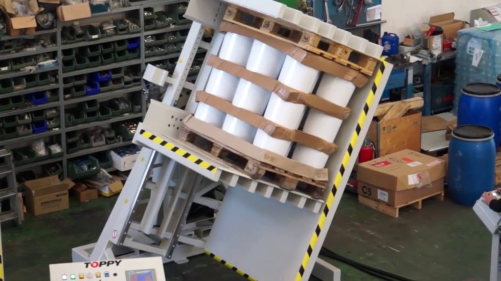 “Efficient Pallet Handling Solution: Invert Buckets with the TOPPY Pallet Inverter Mono” “Efficient Pallet Handling Solution: Invert Buckets with the TOPPY Pallet Inverter Mono”