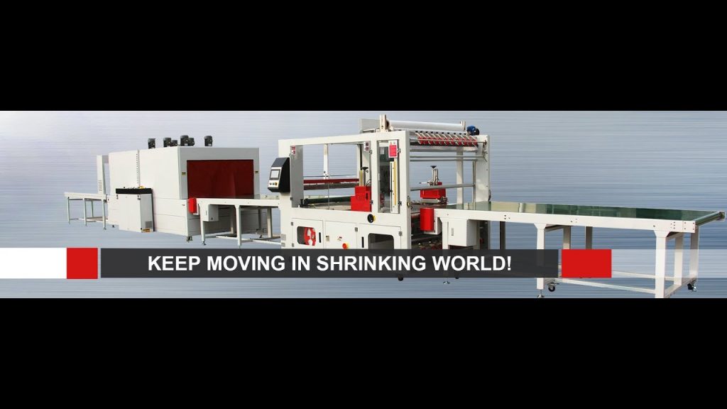 High-Efficiency Carton Sealer and Shrink Wrapper Machine with Full Enclosure High-Efficiency Carton Sealer and Shrink Wrapper Machine with Full Enclosure