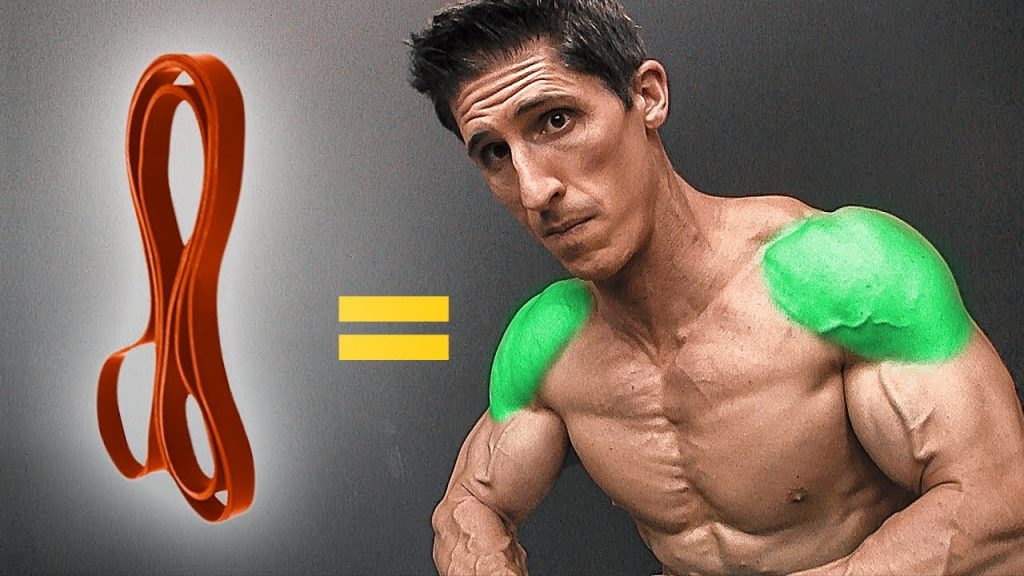 “Build Massive Shoulders with Resistance Bands – No Weights Needed!”