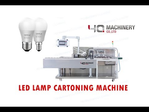 “Efficient LED Bulb Boxing with Horizontal Cartoning Machines”