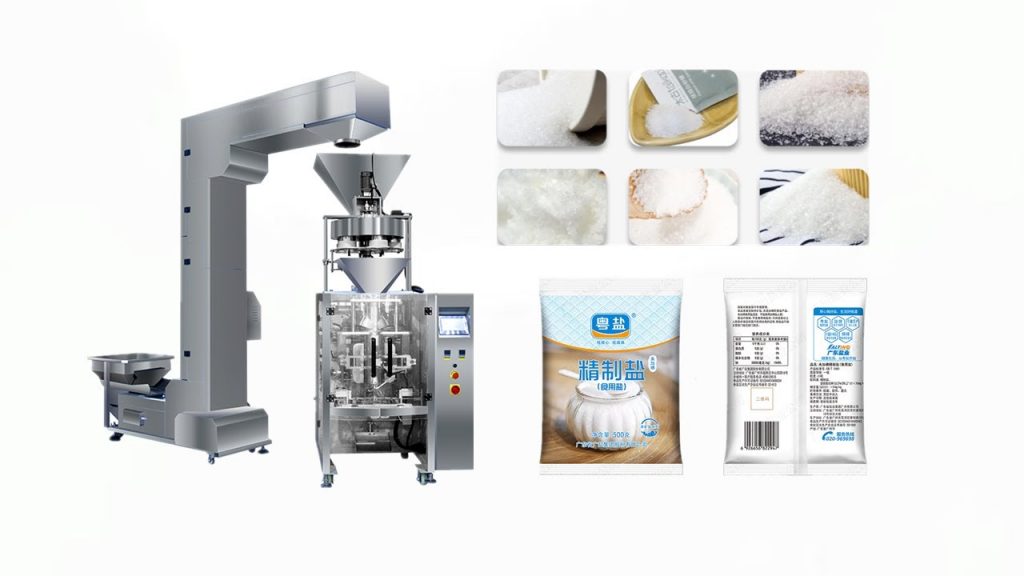 “Efficient Filler and Packer for Salt/Sugar Vertical Pouches”