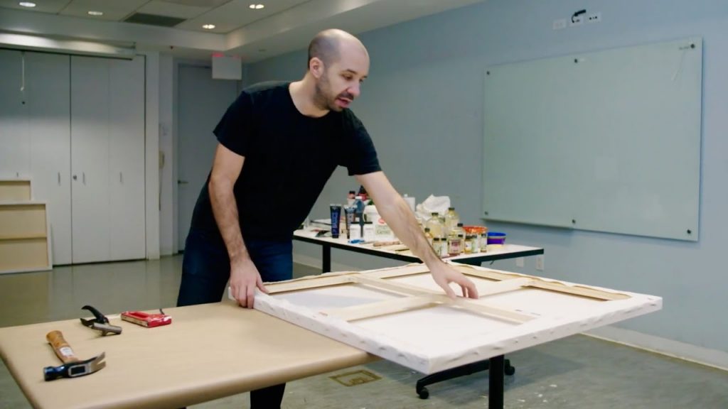 Stretching a Big Canvas: Tips from Corey D’Augustine in the Art Studio