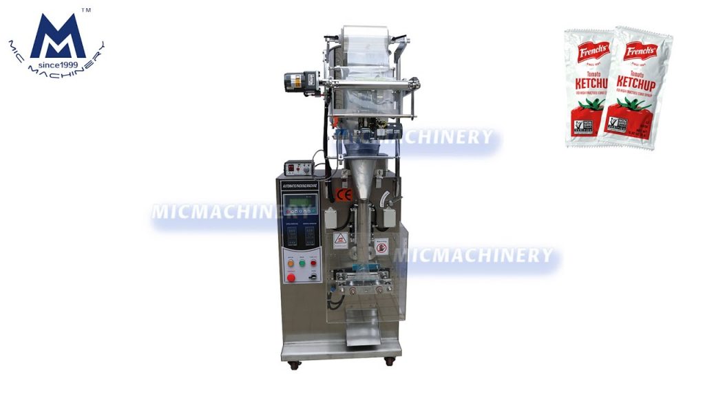 “Efficiently Pack Ketchup Bags with Automated Filling and Sealing Technology” “Efficiently Pack Ketchup Bags with Automated Filling and Sealing Technology”