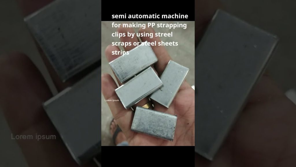 Title: Strapping Seal Clips for Steel and Poly Strapping Title: Strapping Seal Clips for Steel and Poly Strapping