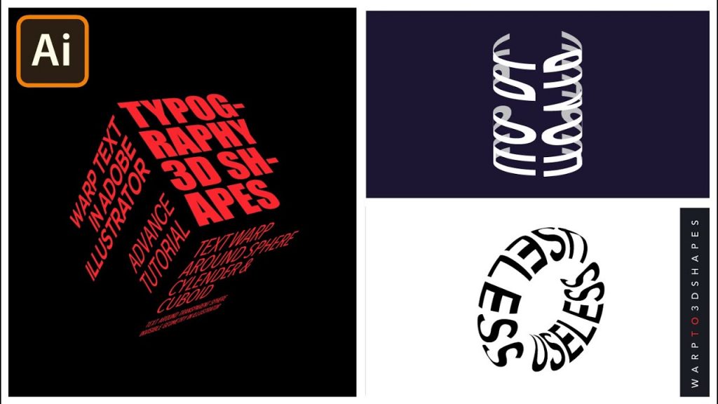 “Transform Your Text into Stunning 3D Shapes in Adobe Illustrator”