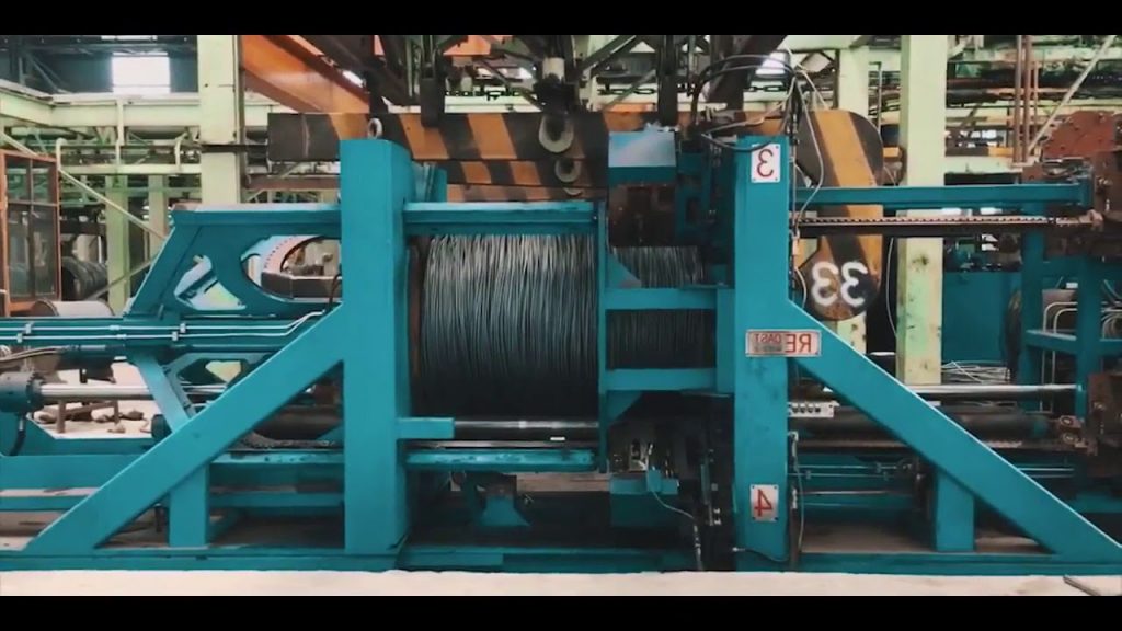 Reworded: Compact Coil Machine in a Horizontal Orientation for Wires
