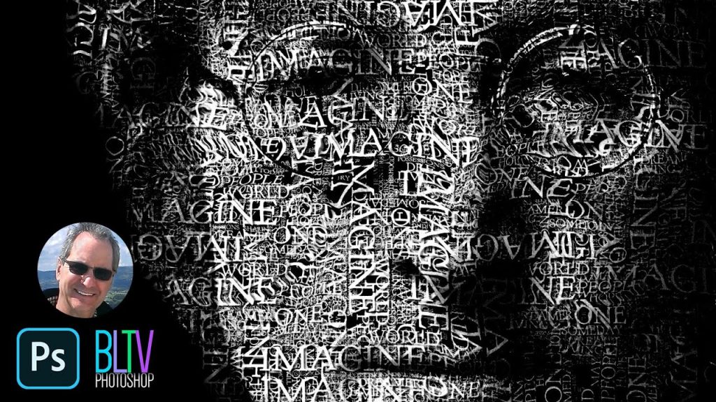 “Unleashing the Potential: Converting a Human Face into a Dynamic Text Art with Photoshop Tutorials”