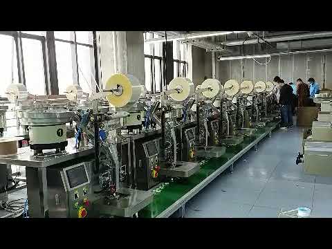 Efficient COVID-19 Rapid Test Kit Packing Machine with Automatic Vibration Feeder