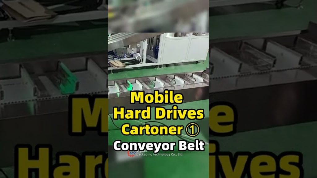 “Efficient Packaging with a Mobile Hard Drive Conveyor Belt”