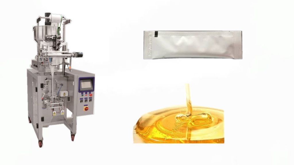 Efficient Vertical Filling and Pouch Packing Machine for Honey and Ketchup Production Efficient Vertical Filling and Pouch Packing Machine for Honey and Ketchup Production