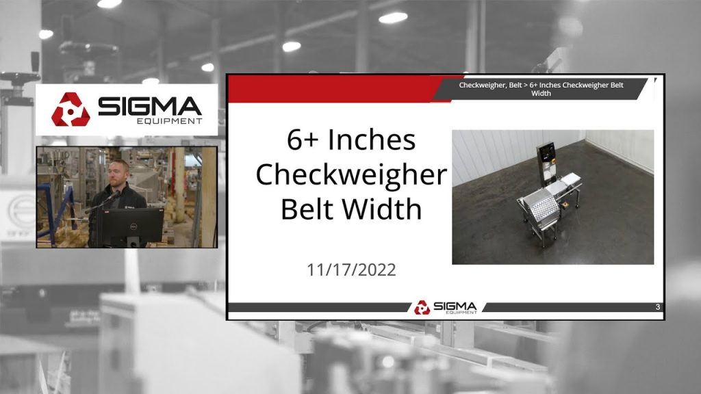 “Efficient and Accurate Check Weighing with Wide Belt” “Efficient and Accurate Check Weighing with Wide Belt”