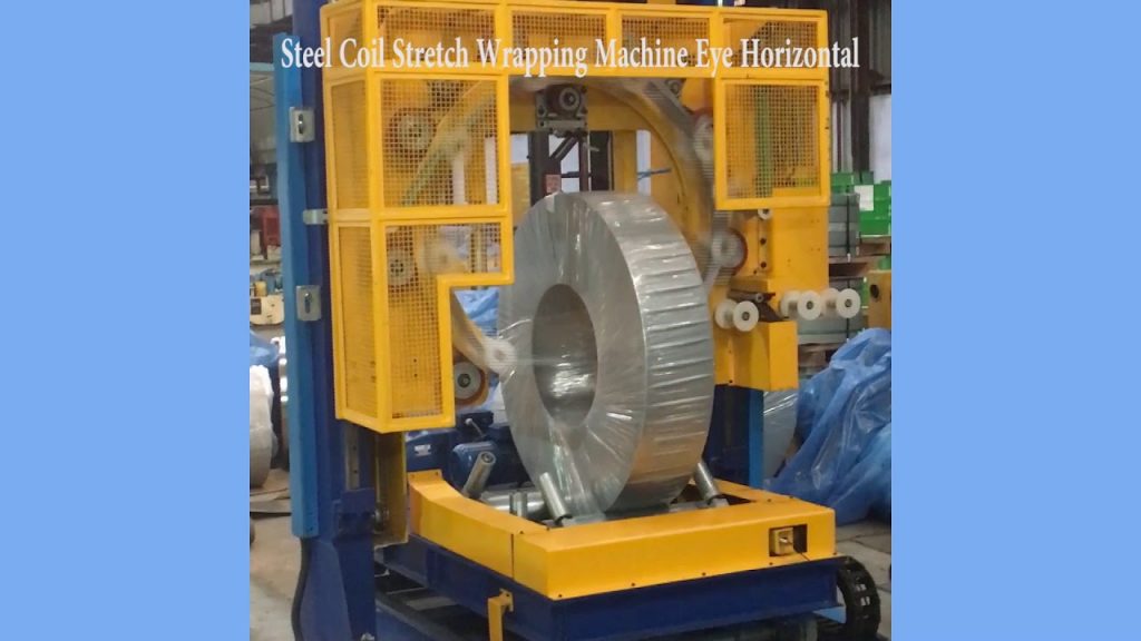 Horizontal Eye Steel Coil Wrapping Machine