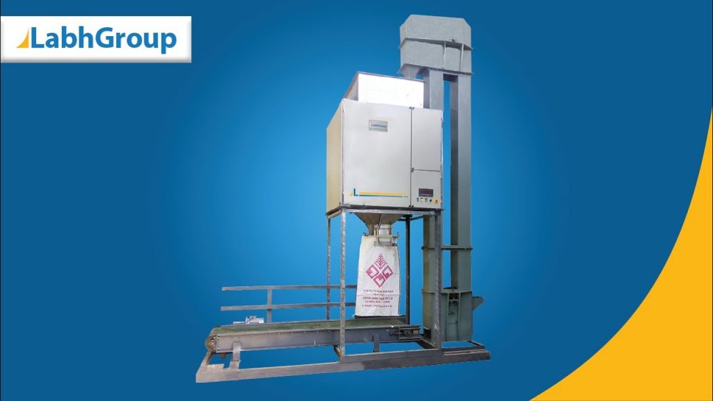 “Efficient and Precision Grain Sack Filling/Packing Machine – Ideal for Big Sack and Labh Group Applications”