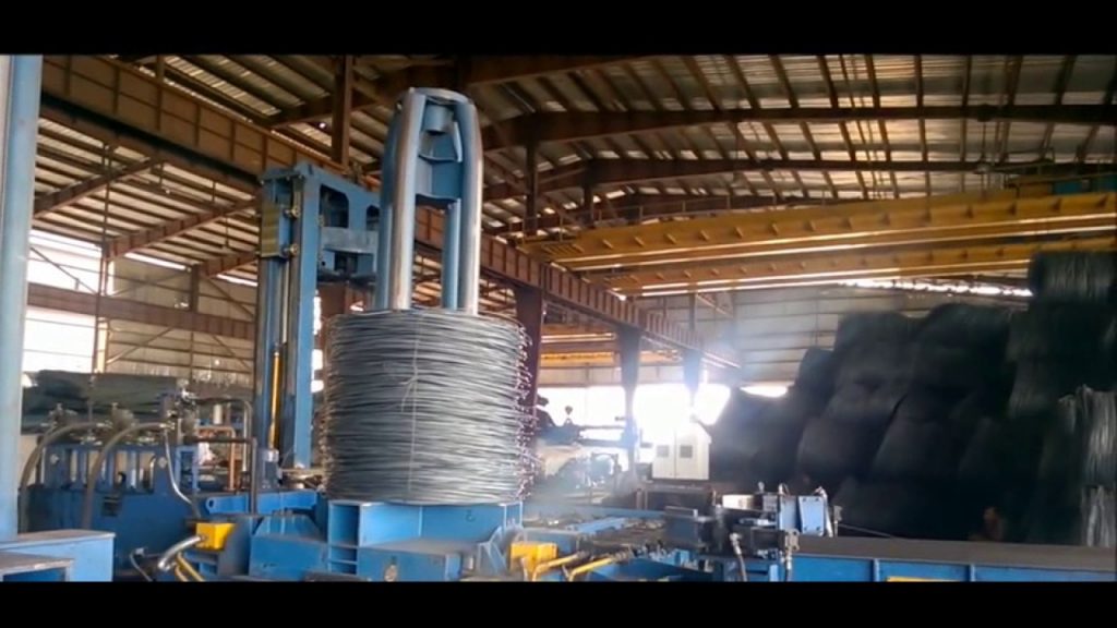 Compacting and Strapping of Wire Rods using Automated Process Compacting and Strapping of Wire Rods using Automated Process