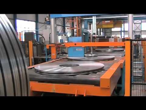 “Strapping and Tilter for Slit Coils” “Strapping and Tilter for Slit Coils”