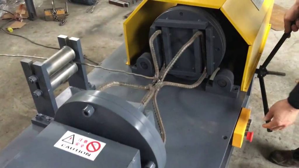 A Strapping Machine for Steel Materials A Strapping Machine for Steel Materials