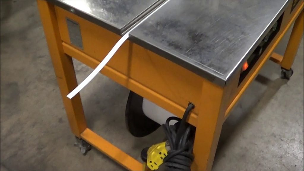 Revise Title: Semi-Automatic Strapping Machine MH2087C by Strapex Revise Title: Semi-Automatic Strapping Machine MH2087C by Strapex