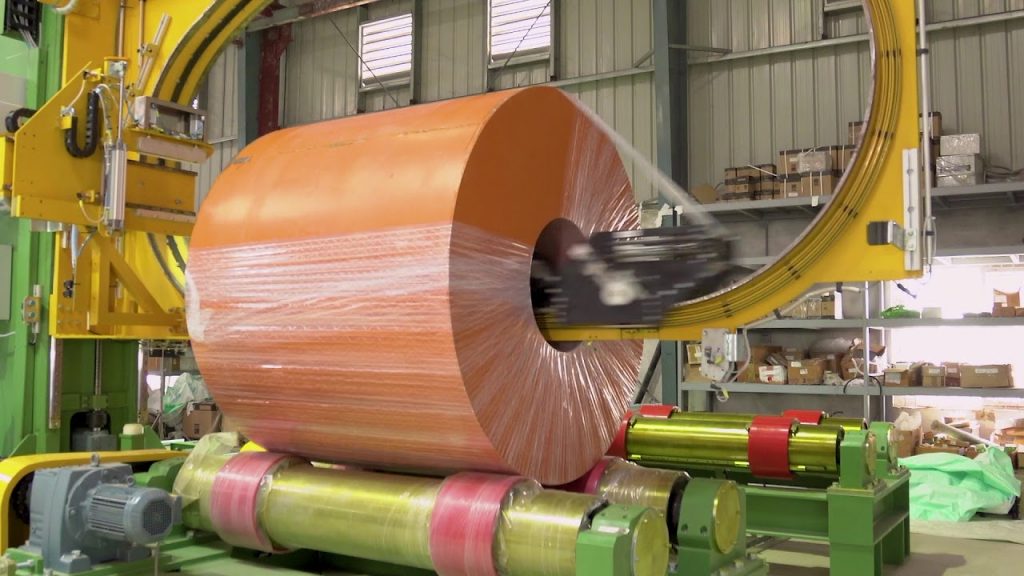 “Moving Auto Coil Wrapping Machine”