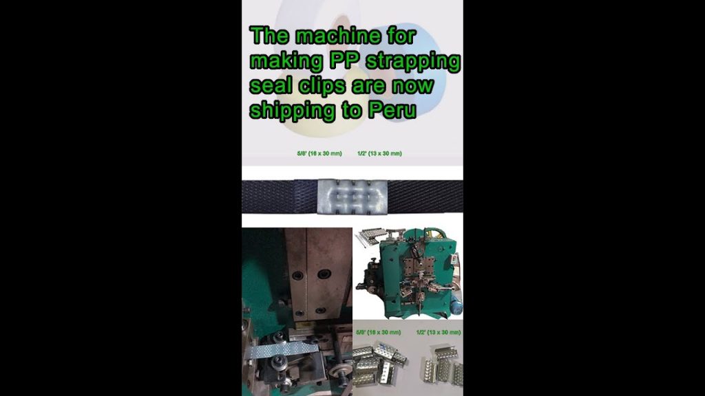 Title: Production Tool for PP Plastic Strapping Seals