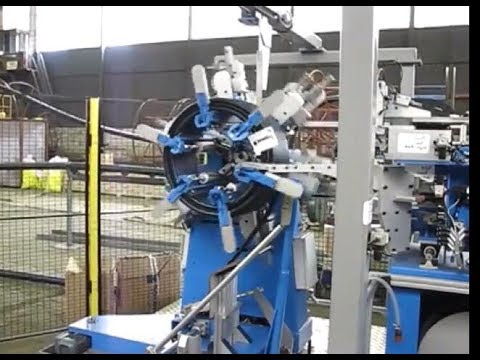 Rewritten: Coil and Strapping Machine for HDPE Pipes with Automatic Functionality