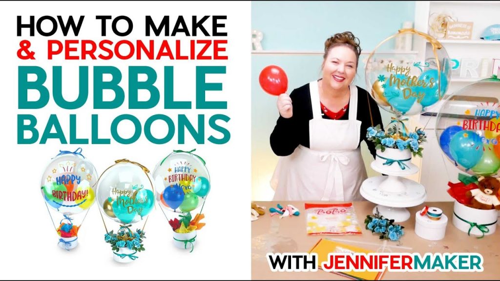 Learn How to Create Bubble Balloons and Apply Vinyl with a Cricut in Easy Step-by-Step Tutorial Learn How to Create Bubble Balloons and Apply Vinyl with a Cricut in Easy Step-by-Step Tutorial