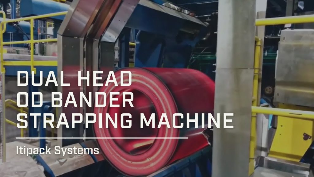 Title: Strapping Machine with Dual Head OD Bander Title: Strapping Machine with Dual Head OD Bander