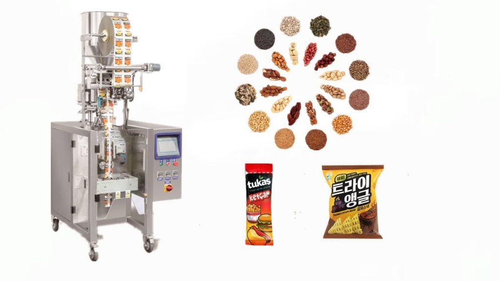 Efficient and Versatile Vertical Packing Machine for Rice, Seeds, Nuts, and Peanuts Efficient and Versatile Vertical Packing Machine for Rice, Seeds, Nuts, and Peanuts