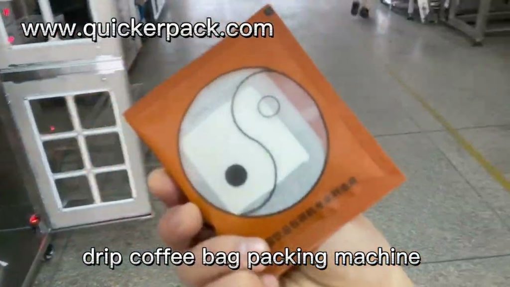 “Packing Machine for Fresh Kilimanjaro Drip Coffee with Protective Outer Envelop” “Packing Machine for Fresh Kilimanjaro Drip Coffee with Protective Outer Envelop”