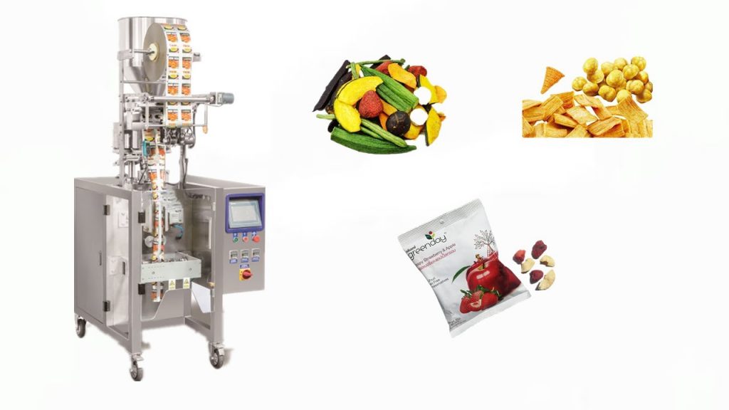 Efficient Vertical Packaging Machine for Dry Fruits, Corns, and Grains Efficient Vertical Packaging Machine for Dry Fruits, Corns, and Grains