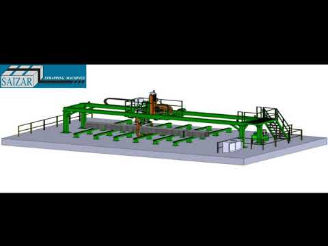 Strapping Machine for Mesh Sheets with Automated Functionality Strapping Machine for Mesh Sheets with Automated Functionality