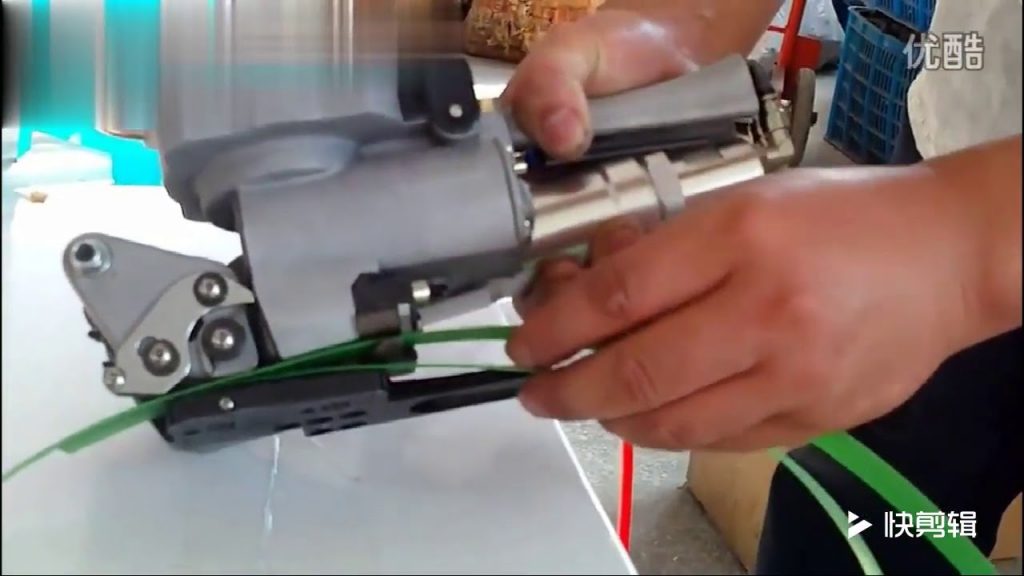Pneumatic strapping tool for A19 and A25. No numbers, company names, brand names, or double quotation marks included. Pneumatic strapping tool for A19 and A25. No numbers, company names, brand names, or double quotation marks included.