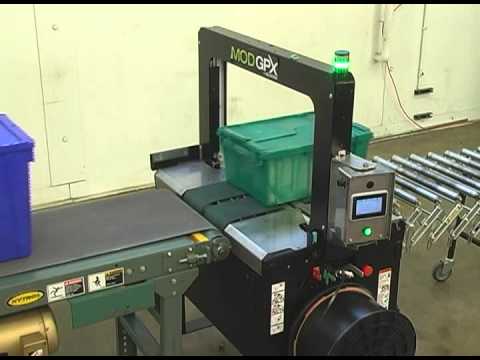 Demonstration of Strapping Totes with Signode Equipment Demonstration of Strapping Totes with Signode Equipment