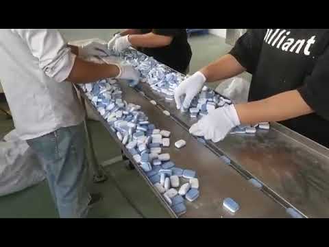 Automated Power-Packaging for Dishwashing Tablets Automated Power-Packaging for Dishwashing Tablets