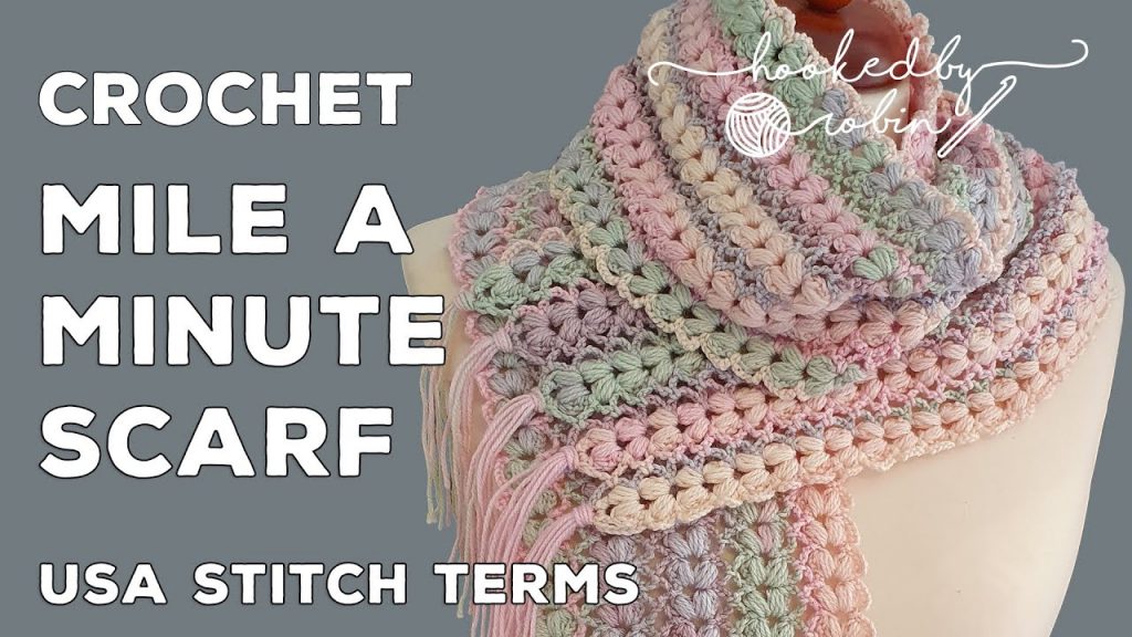 “Create a Stunning Puff Stitch Scarf with Ease: Crochet Mile-a-Minute Scarf Tutorial” “Create a Stunning Puff Stitch Scarf with Ease: Crochet Mile-a-Minute Scarf Tutorial”