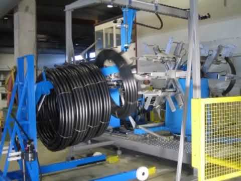 Coiling and Strapping Equipment for HDPE Materials with Automatic Functionality. Coiling and Strapping Equipment for HDPE Materials with Automatic Functionality.